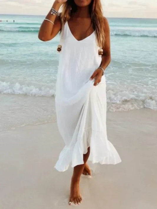 LP | Bohemian navy dress