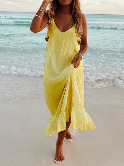 LP | Bohemian navy dress