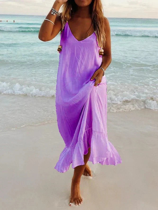LP | Bohemian navy dress
