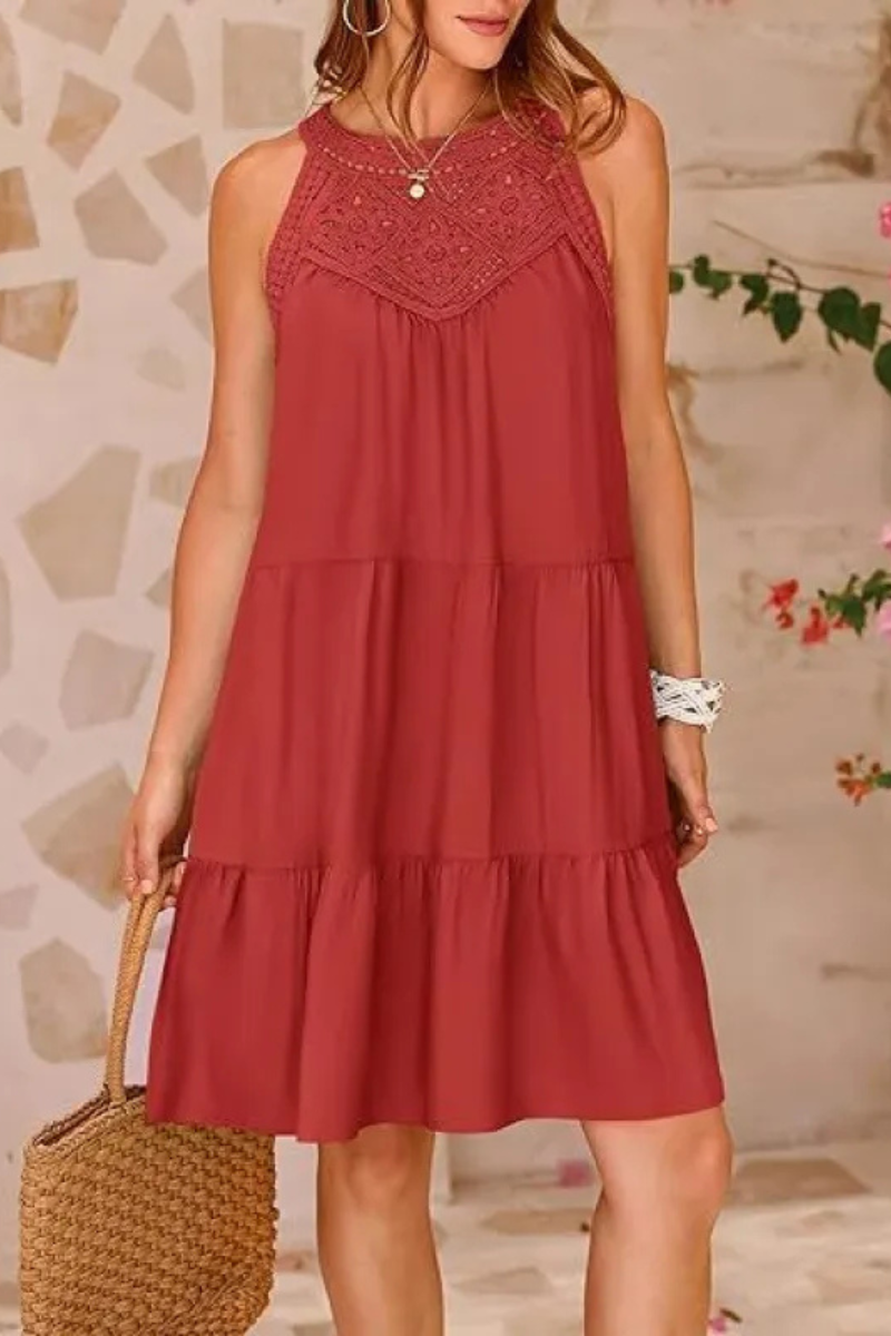 Meliora | Summer Halterneck A-line Dress
