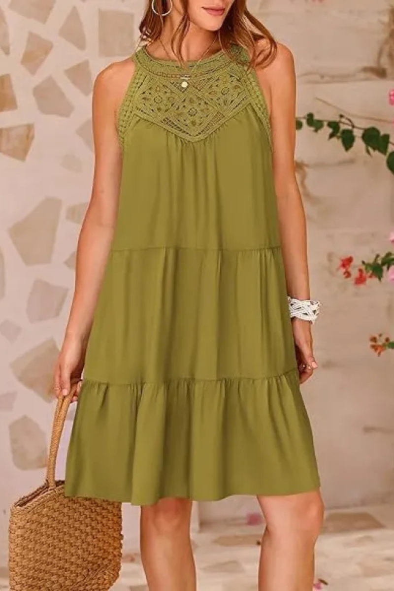 Meliora | Summer Halterneck A-line Dress