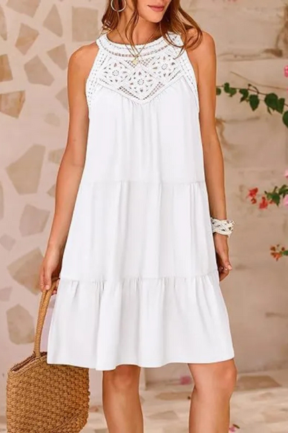 Meliora | Summer Halterneck A-line Dress