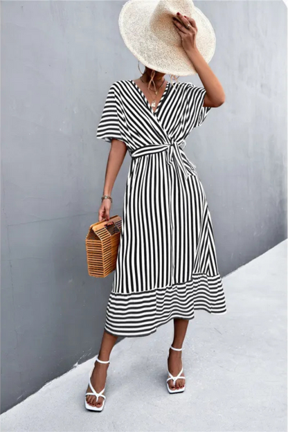 Mevaira | Summer Classic Striped Dress