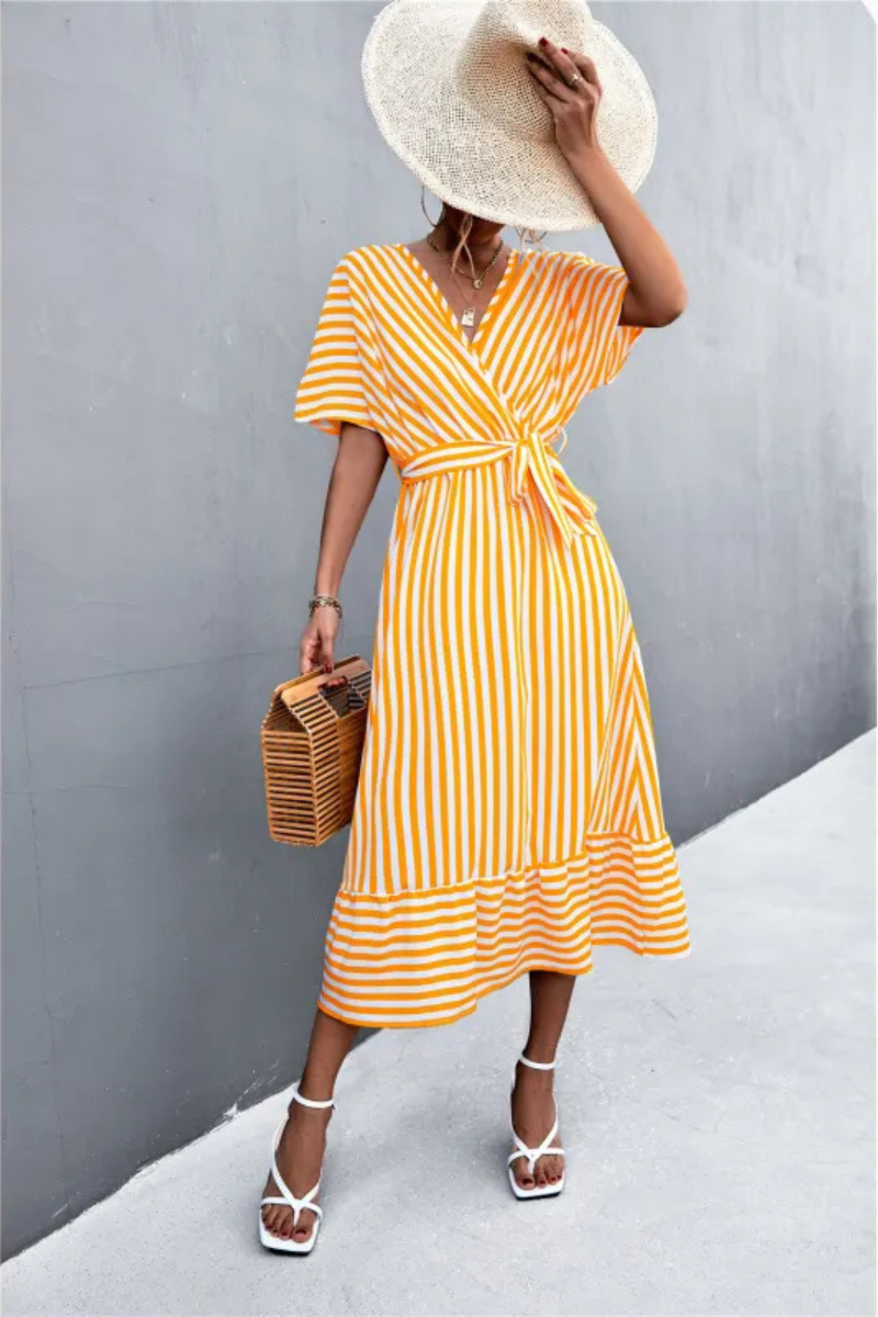 Mevaira | Summer Classic Striped Dress
