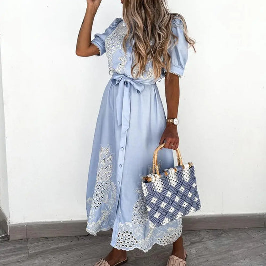 LP | Chic Embroidered Dress
