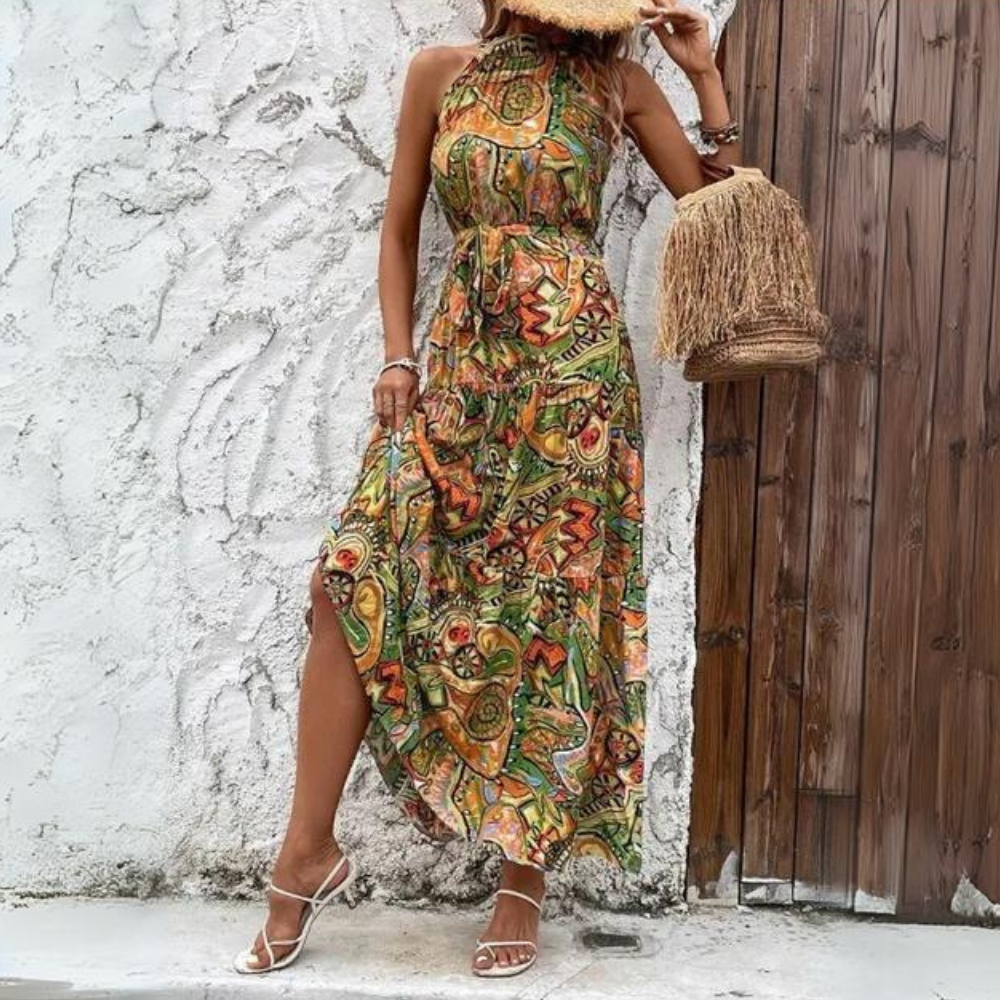 LP | Elegant boho-style strappy dress