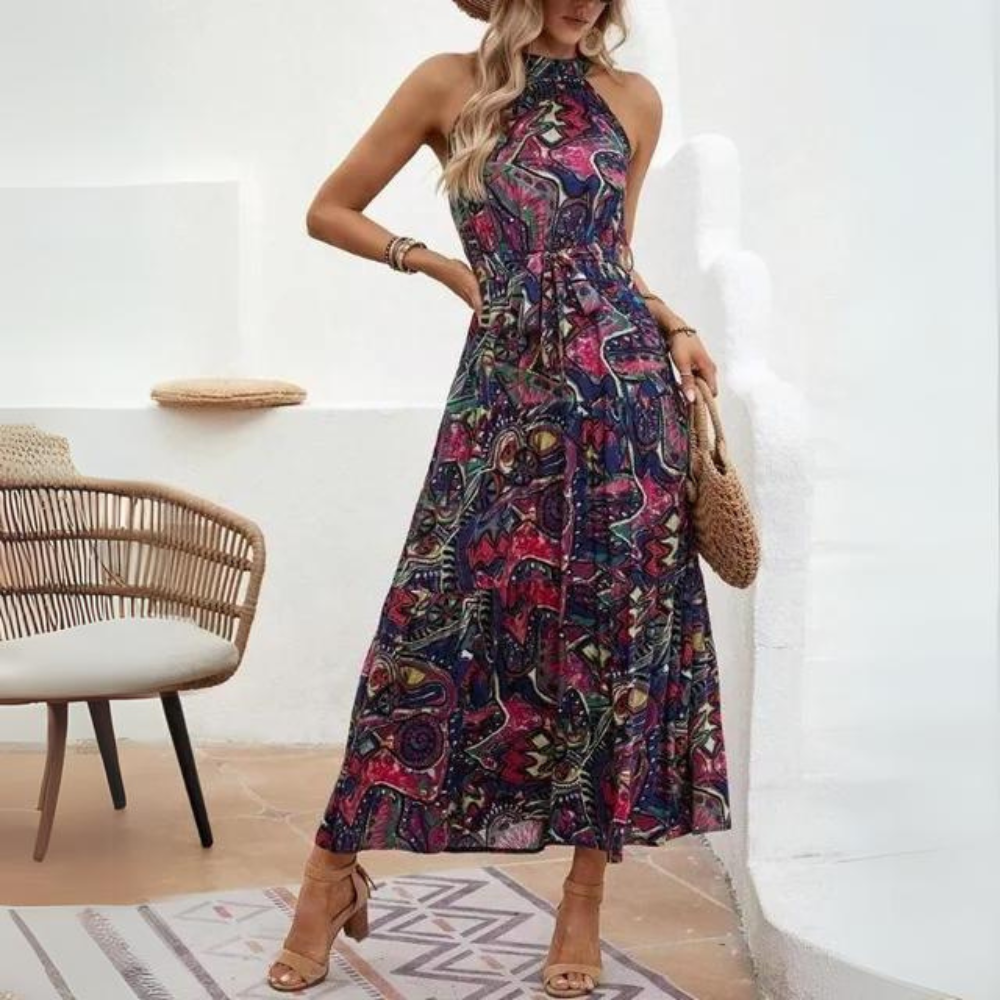 LP | Elegant boho-style strappy dress