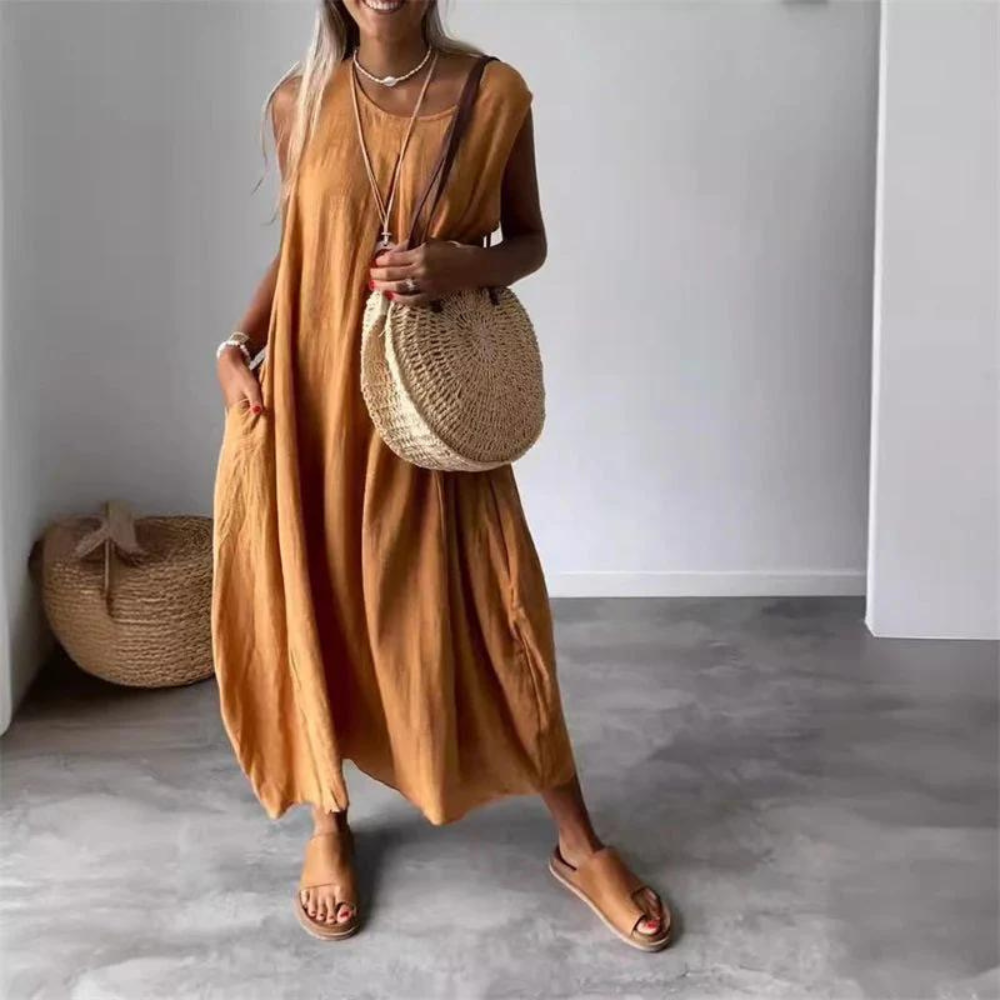 LP | Cotton sleeveless casual dress