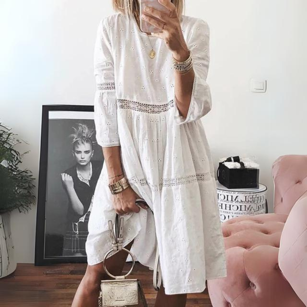 LP | Elegant Embroidered Dress