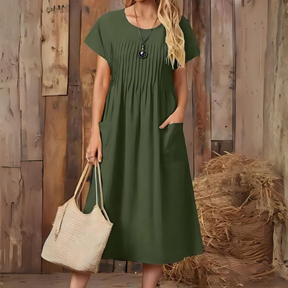 LP | Elegant Pleated Summer Dress