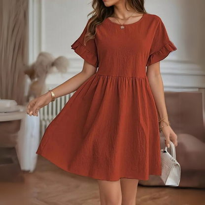 LP | Casual summer dress with puff sleeves