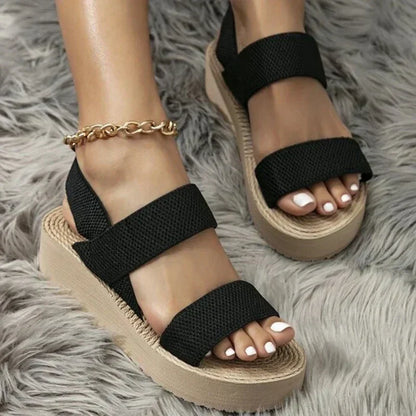 Alba® | Elegant wedge sandals for ultimate comfort