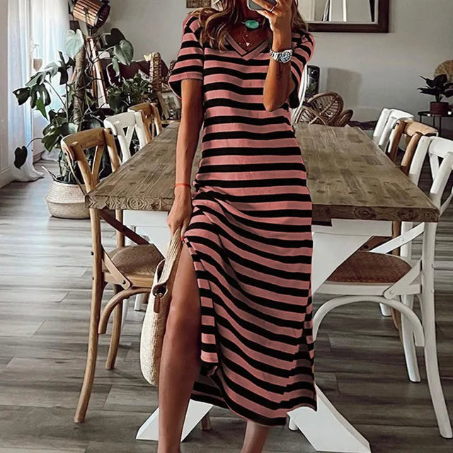 LP | Elegant Striped Dress