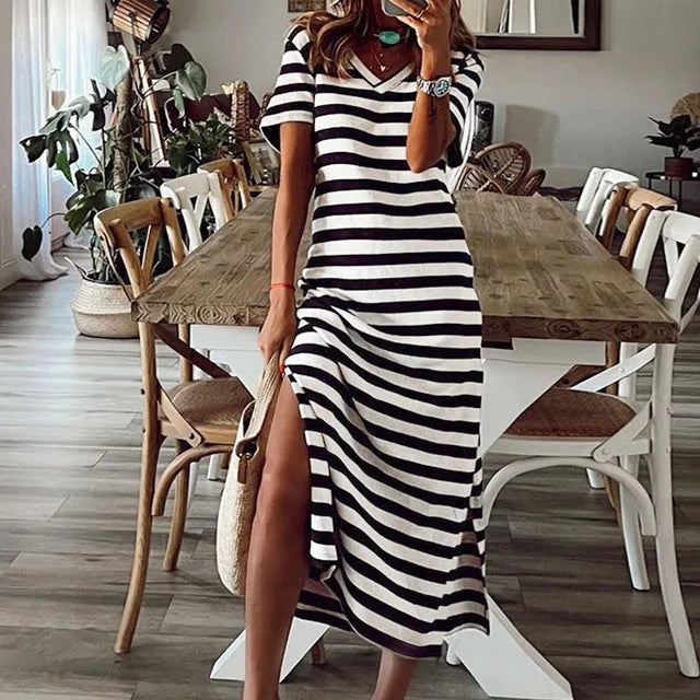 LP | Elegant Striped Dress
