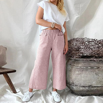 Katryn - Classic flannel pants for women