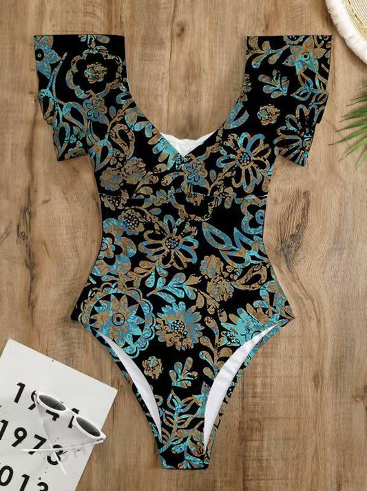Glossy and playful Swimsuit