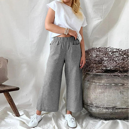 Katryn - Classic flannel pants for women