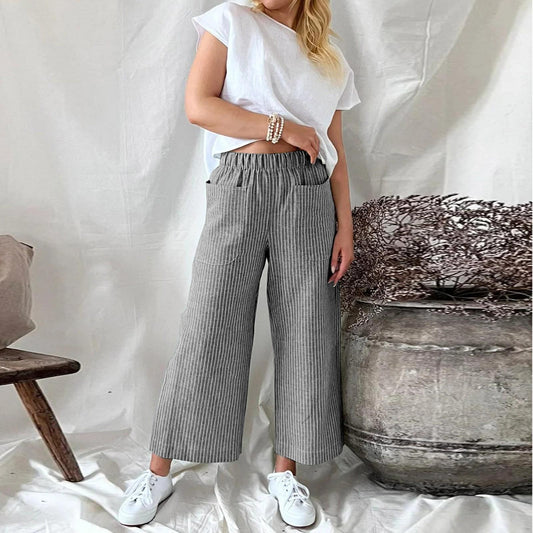 Katryn - Classic flannel pants for women