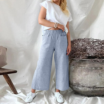 Katryn - Classic flannel pants for women