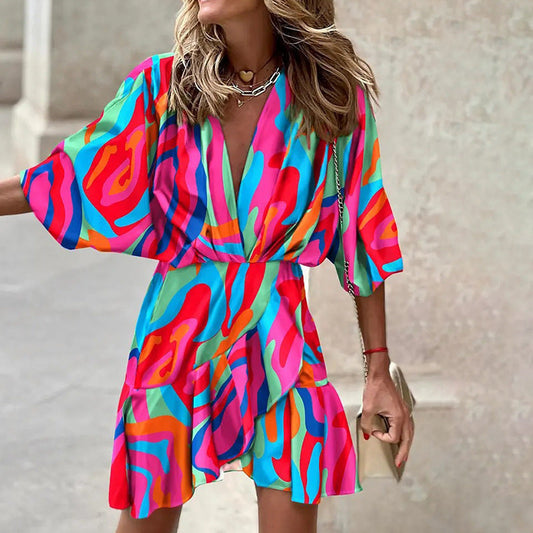LP | Dolly -Dressy dress with batwing sleeves