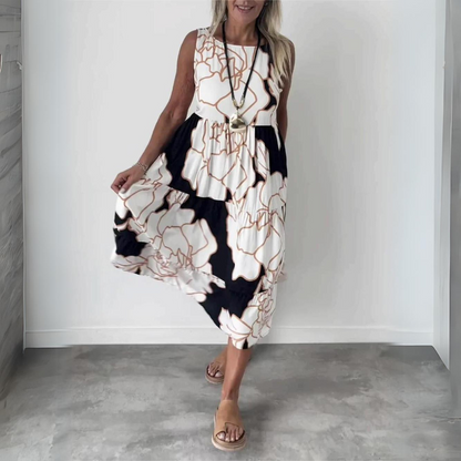 LP | Elegant dress with floral print