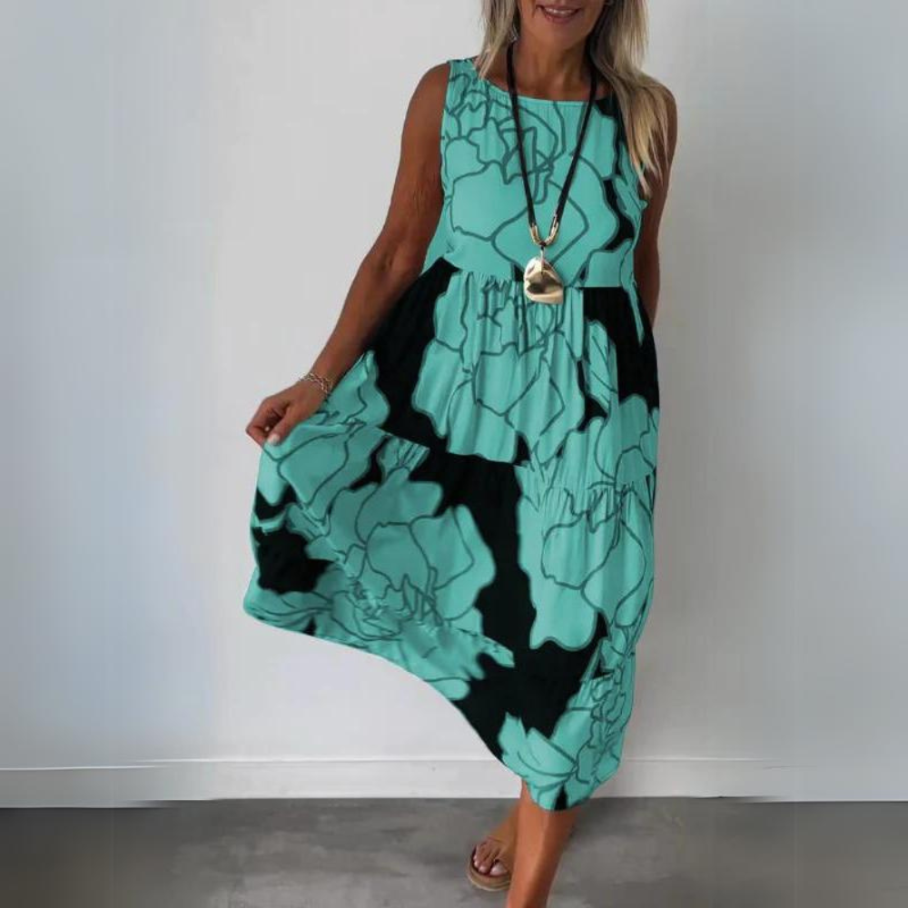LP | Elegant dress with floral print