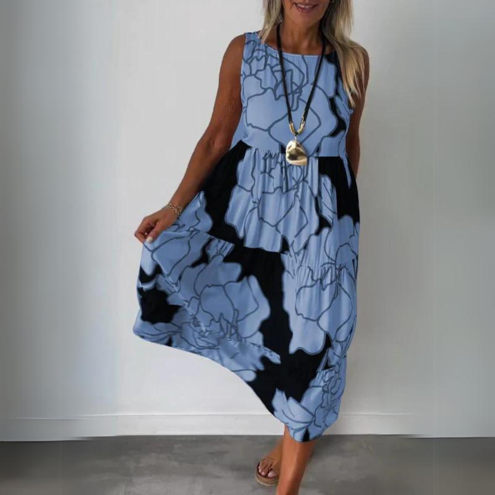 LP | Elegant dress with floral print