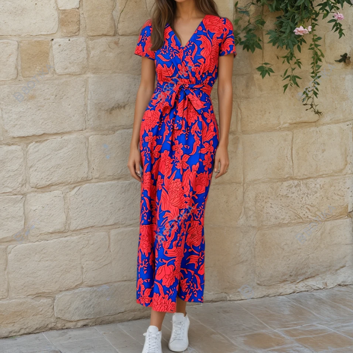 Colored dress Light and elegant