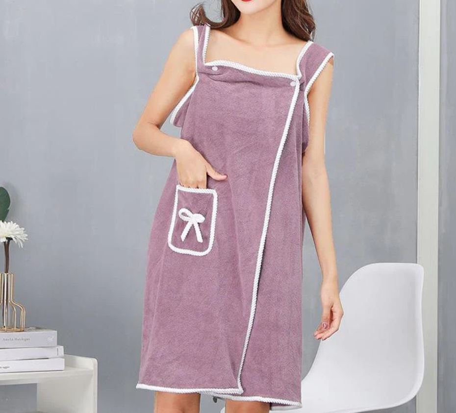 Absorbent bath towel