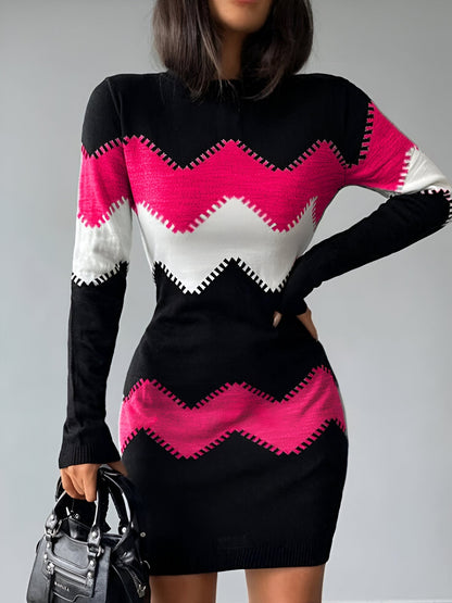 LP | Elegant knitted bodycon mini dress