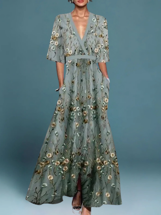 LP | Elegant floral dress with unparalleled comfort