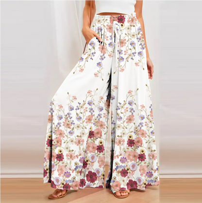 Printed pants for women