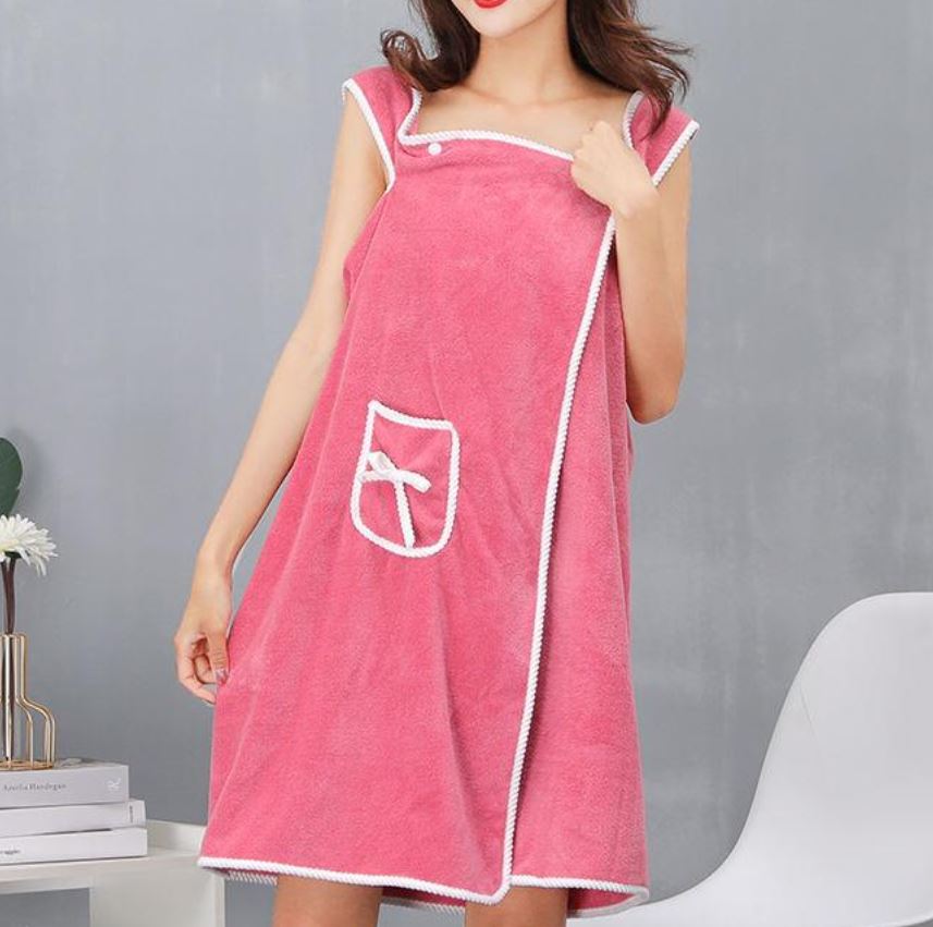 Absorbent bath towel
