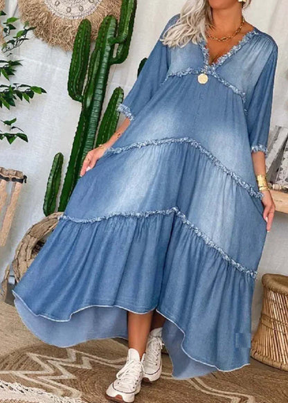 LP | Maxi denim dress