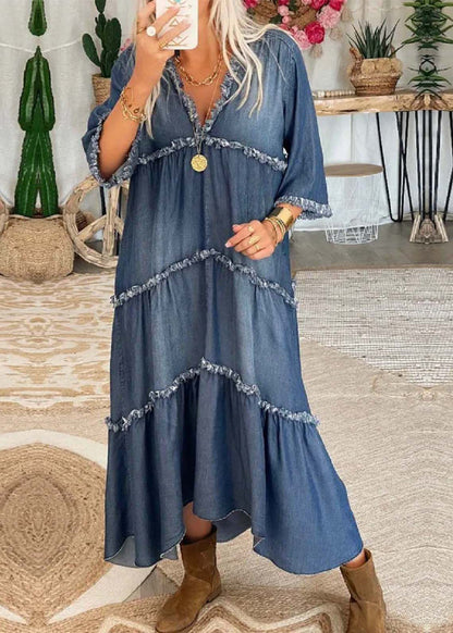 LP | Maxi denim dress