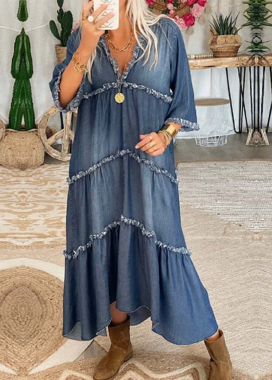 LP | Maxi denim dress