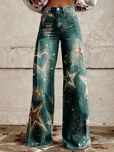 Modern flared pants for ladies
