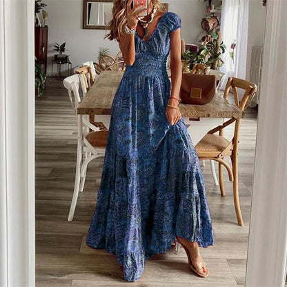 LP | Elegant dress with elastic waistband