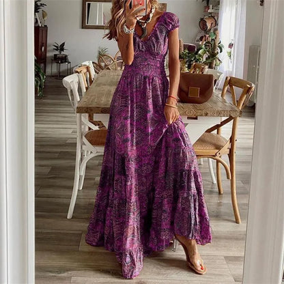 LP | Elegant dress with elastic waistband