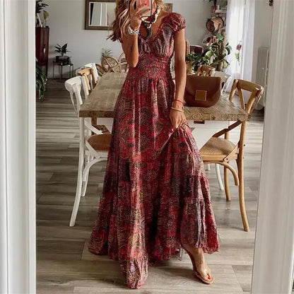 LP | Elegant dress with elastic waistband