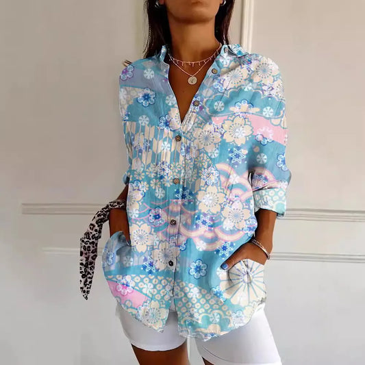 LP | Fashionable blouse with print