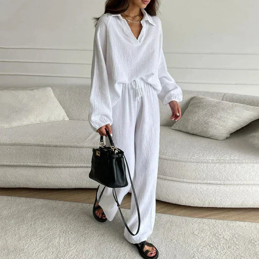 Arbitra - Two-piece set, top and pants, casual and loose-fitting