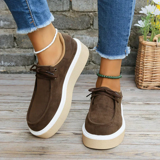 LP | Casual suede platform sneakers