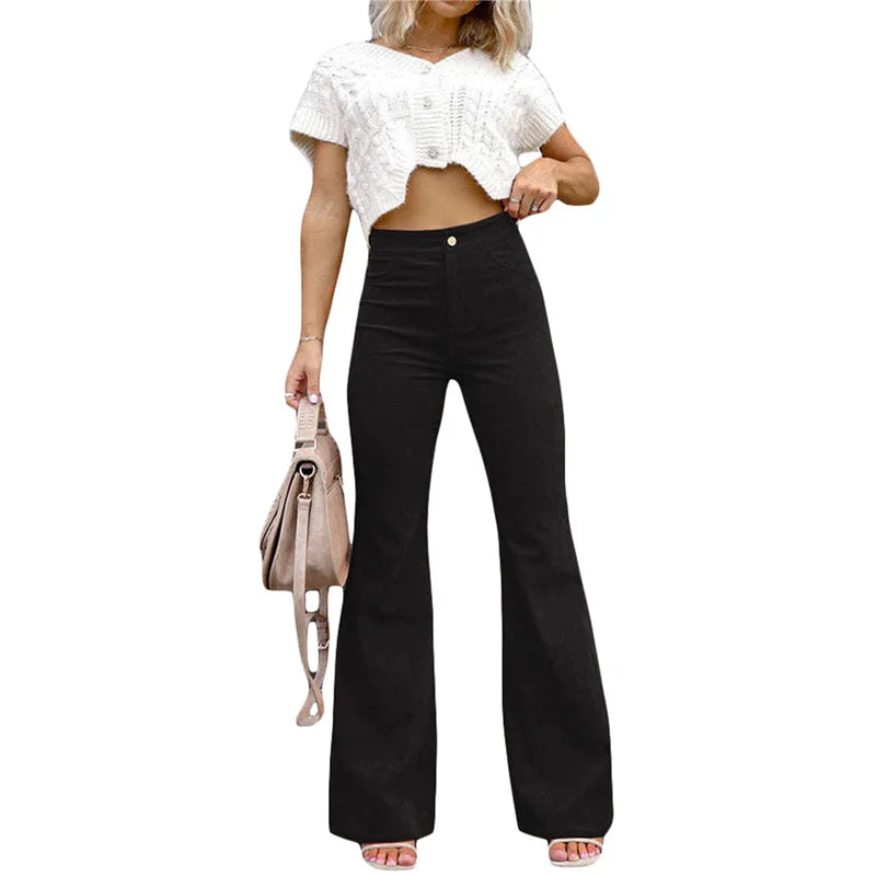 Trendy flared pants for women