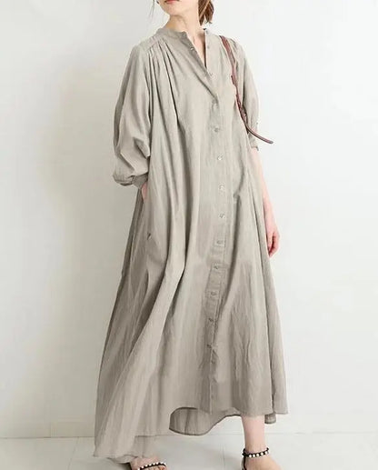 LP | Vintage long-sleeved shirt dress