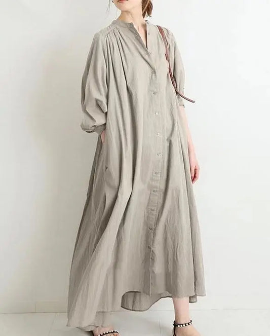 LP | Vintage long-sleeved shirt dress