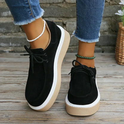 LP | Casual suede platform sneakers