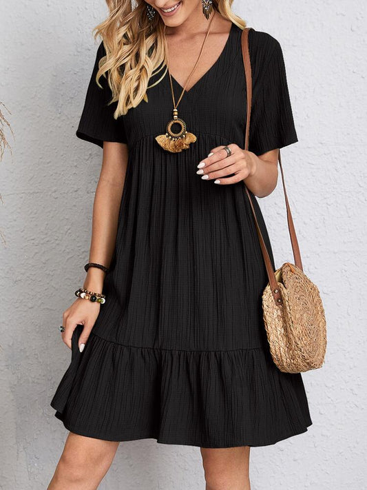 Beautiful vintage dress with V-neckline