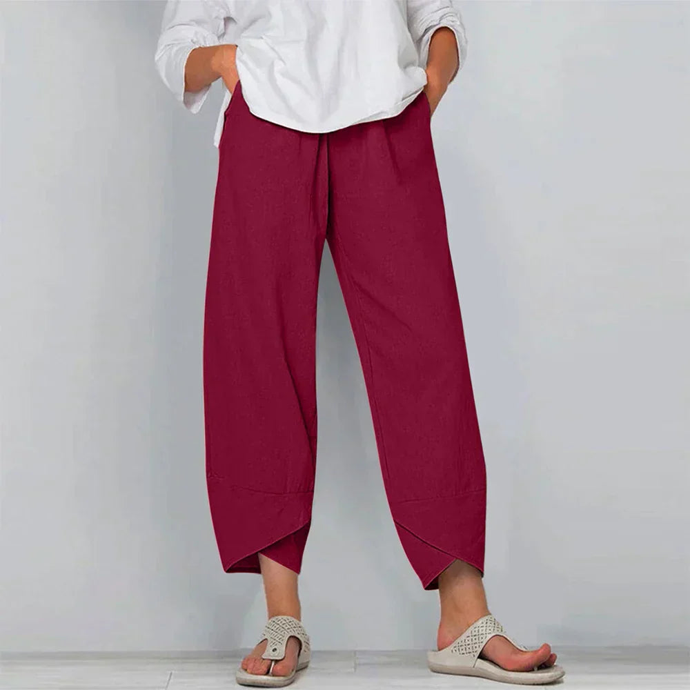Sadie - Women's cotton and linen pants