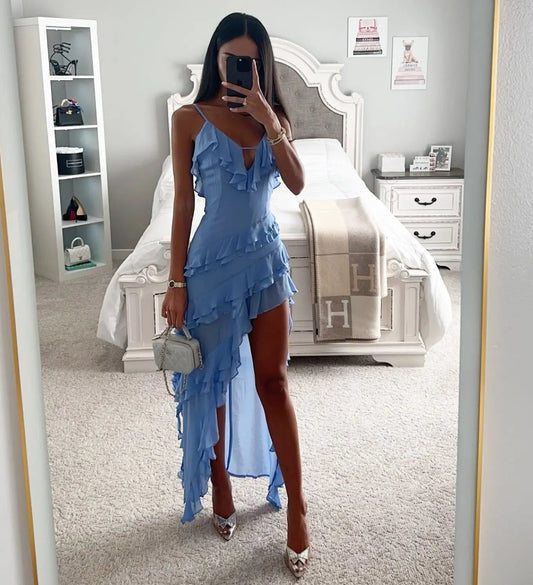 Asymmetrical elegant dress